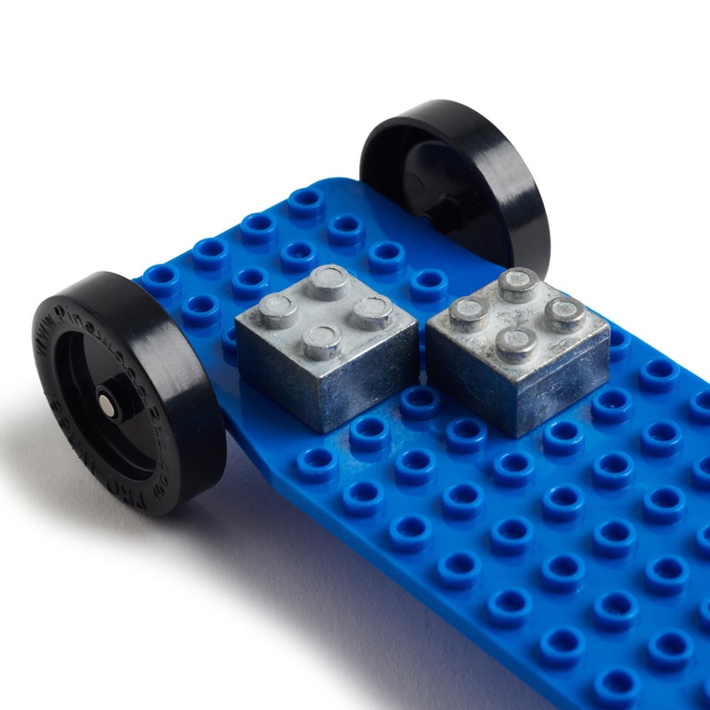 Pinewood Pro Zinc Brick Weight Set for Pinewood Derby and Brick Derby Race Cars | Set of Two LegoÂ®-Compatible zinc Bricks add .88oz (.44oz Each) to Your Next Winning Derby car - Image 4